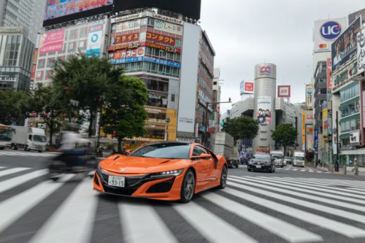 「ホンダ NSX」で進化する渋谷、変わらない渋谷を駆け抜ける